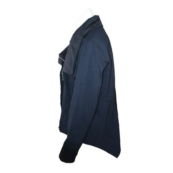 Simply Vera Wang Womens XL Long Sleeve Shawl Coat Northern Escape Pure Night - Picture 9 of 9